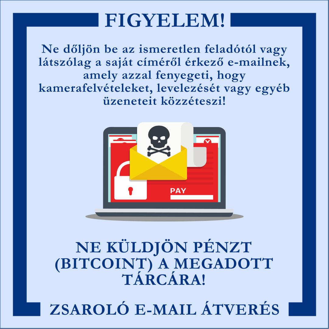 Ne váljon zsaroló e mail csalás áldozatává